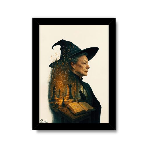تابلو تکی راویتا طرح مینروا مک گونگال - Minerva McGonagall کد 3859