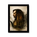 تابلو تکی راویتا طرح آلبوس دامبلدور و ققنوس - Dumbledore and the Phoenix کد 3861