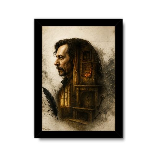 تابلو تکی راویتا طرح سیریوس بلک - Sirius Black کد 3860