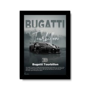 ساعت دیواری بزرگ راویتا طرح بوگاتی توربیون - Bugatti Tourbillon کد 3870