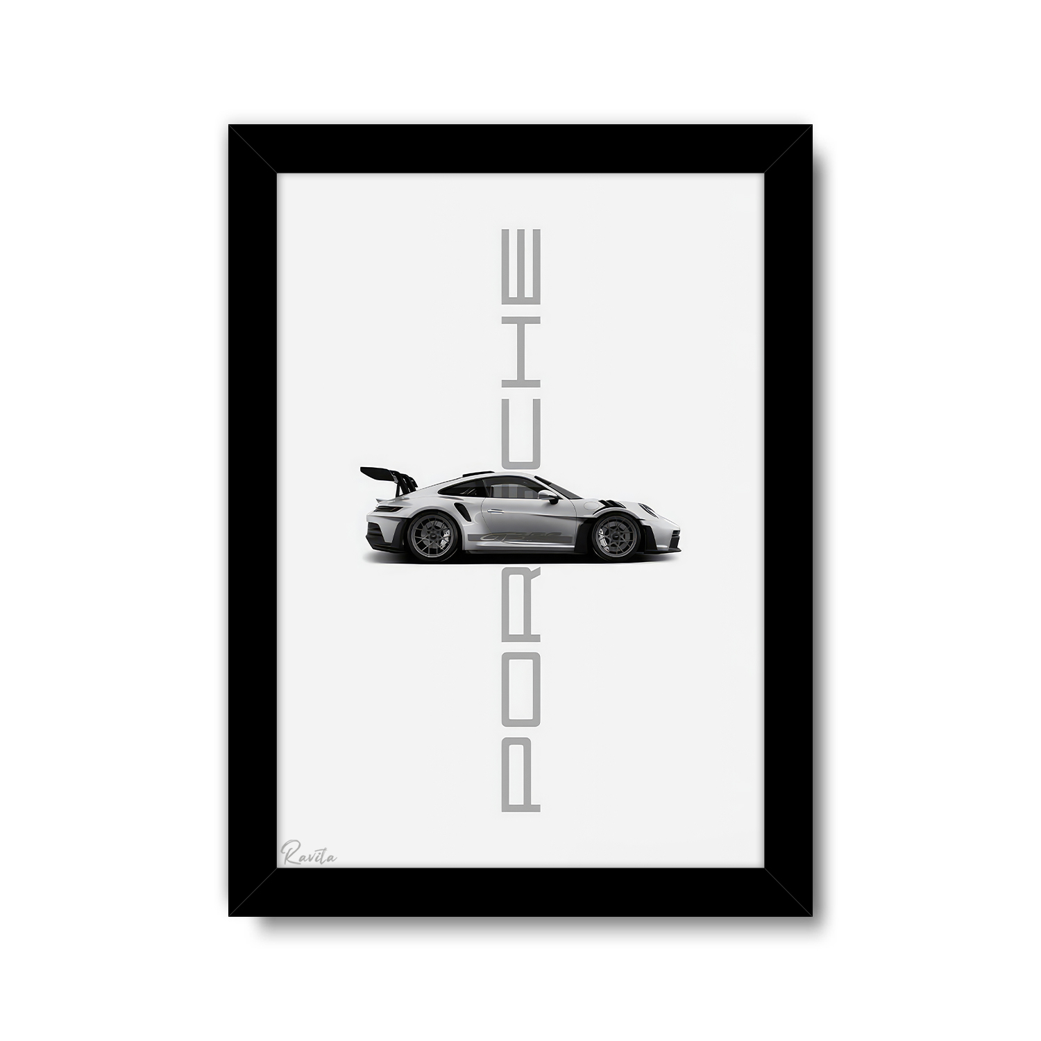 تابلو تکی راویتا طرح پورشه - Porsche 911 GT3 RS کد 3877 تابلو تکی راویتا طرح پورشه - Porsche 911 GT3 RS کد 3877