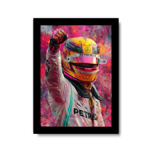 تابلو تکی راویتا طرح راننده مسابقه فرمول 1 - Formula 1 Racing Driver کد 3878