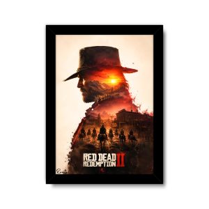 ساعت دیواری بزرگ راویتا طرح آرتور مورگان رد دد ردمپشن۲ - Red Dead Redemption 2 کد 3900 ساعت دیواری بزرگ راویتا طرح آرتور مورگان رد دد ردمپشن۲ - Red Dead Redemption 2 کد 3900
