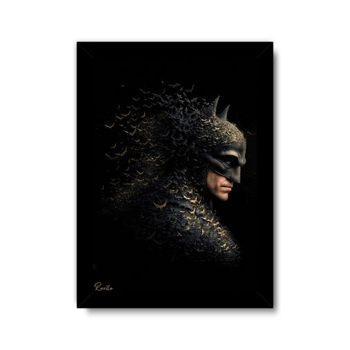 تابلو تکی راویتا طرح بتمن شوالیه تاریکی - Batman The Dark Knight کد 3907