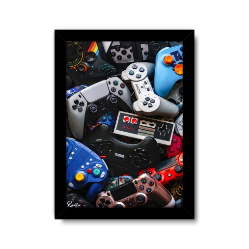 تابلو تکی راویتا طرح دسته‌های بازی کنسول - Video Game Controllers کد 3908
