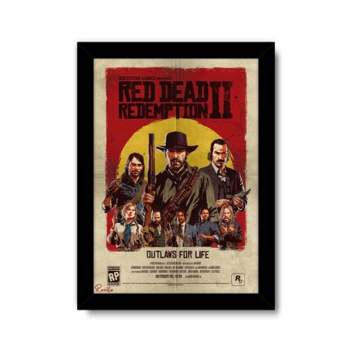 تابلو تکی راویتا طرح آرتور مورگان رد دد ردمپشن ۲ - Red Dead Redemption 2 کد 3920