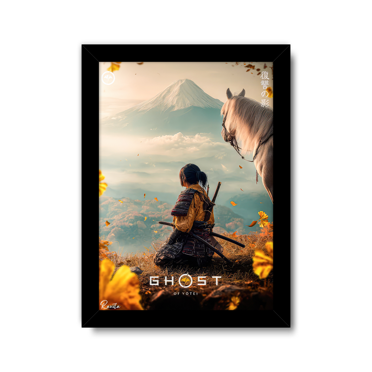 تابلو تکی راویتا طرح آتسو شبح یوتِی - Atsu Ghost of Yōtei کد 3922 تابلو تکی راویتا طرح آتسو شبح یوتِی - Atsu Ghost of Yōtei کد 3922