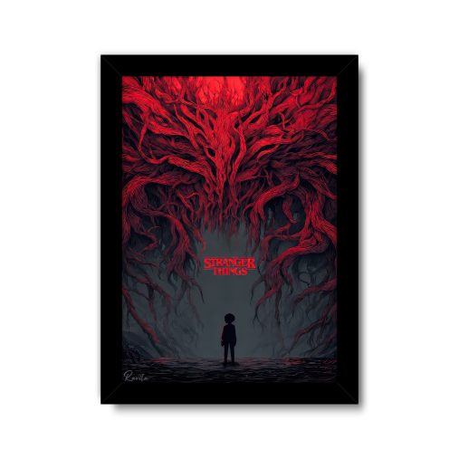 تابلو تکی راویتا طرح استرنجر تینگز دنیای وارونه - Stranger Things The Upside Down کد 3926