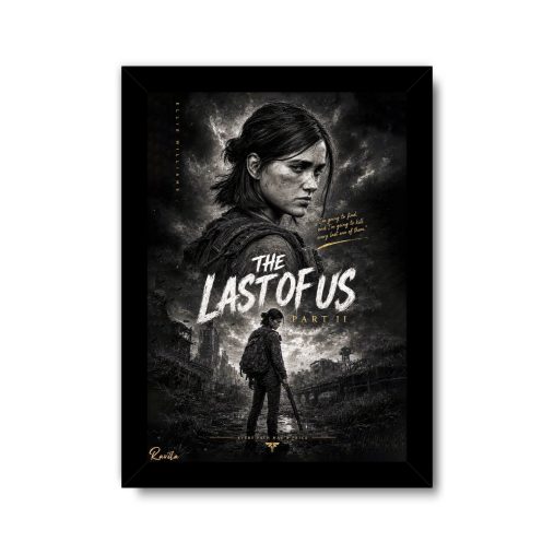 تابلو تکی راویتا طرح الی آخرین بازمانده ۲ - Ellie The Last of Us کد 3928