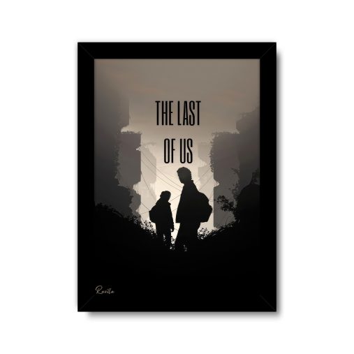 تابلو تکی راویتا طرح جوئل و الی آخرین بازمانده - Joel & Ellie The Last of Us کد 3930
