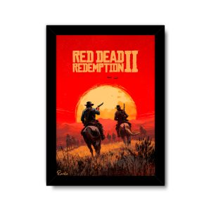 ساعت دیواری بزرگ راویتا طرح رد دد ردمپشن ۲ - Red Dead Redemption 2 کد 3933 ساعت دیواری بزرگ راویتا طرح رد دد ردمپشن ۲ - Red Dead Redemption 2 کد 3933