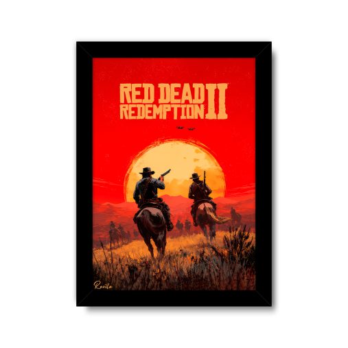 تابلو تکی راویتا طرح رد دد ردمپشن ۲ - Red Dead Redemption 2 کد 3933