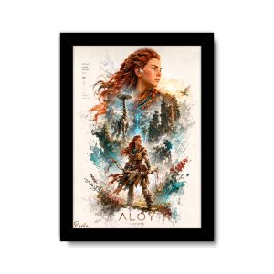 ساعت دیواری بزرگ راویتا طرح الوی هورایزن - Aloy Horizon کد 3934 ساعت دیواری بزرگ راویتا طرح الوی هورایزن - Aloy Horizon کد 3934
