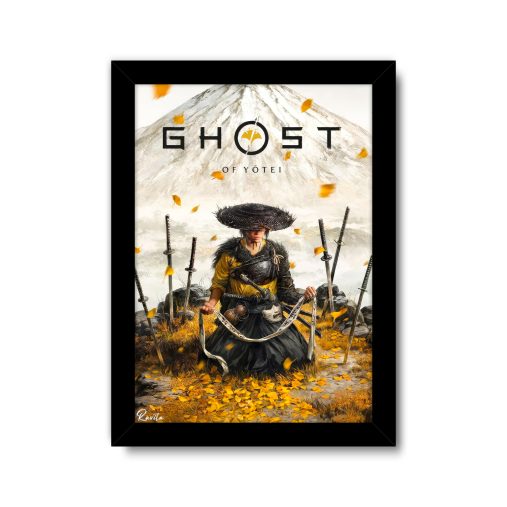 تابلو تکی راویتا طرح آتسو شبح یوتِی - Atsu Ghost of Yōtei کد 3935