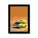 تابلو تکی راویتا طرح مستر بین و مینی کوپر- Mr Bean & Mini Cooper کد 3943 تابلو تکی راویتا طرح مستر بین و مینی کوپر- Mr Bean & Mini Cooper کد 3943