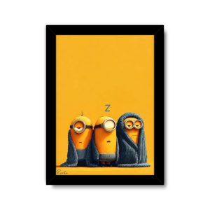ساعت دیواری بزرگ راویتا طرح مینیونهای خوابآلود - Sleepy Minions کد 3951 ساعت دیواری بزرگ راویتا طرح مینیونهای خوابآلود - Sleepy Minions کد 3951