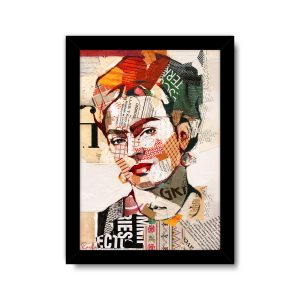 ساعت رومیزی دیواری راویتا طرح پرتره کلاژ فریدا کالو - Frida Kahlo Collage Portrait کد 3968 ساعت رومیزی دیواری راویتا طرح پرتره کلاژ فریدا کالو - Frida Kahlo Collage Portrait کد 3968