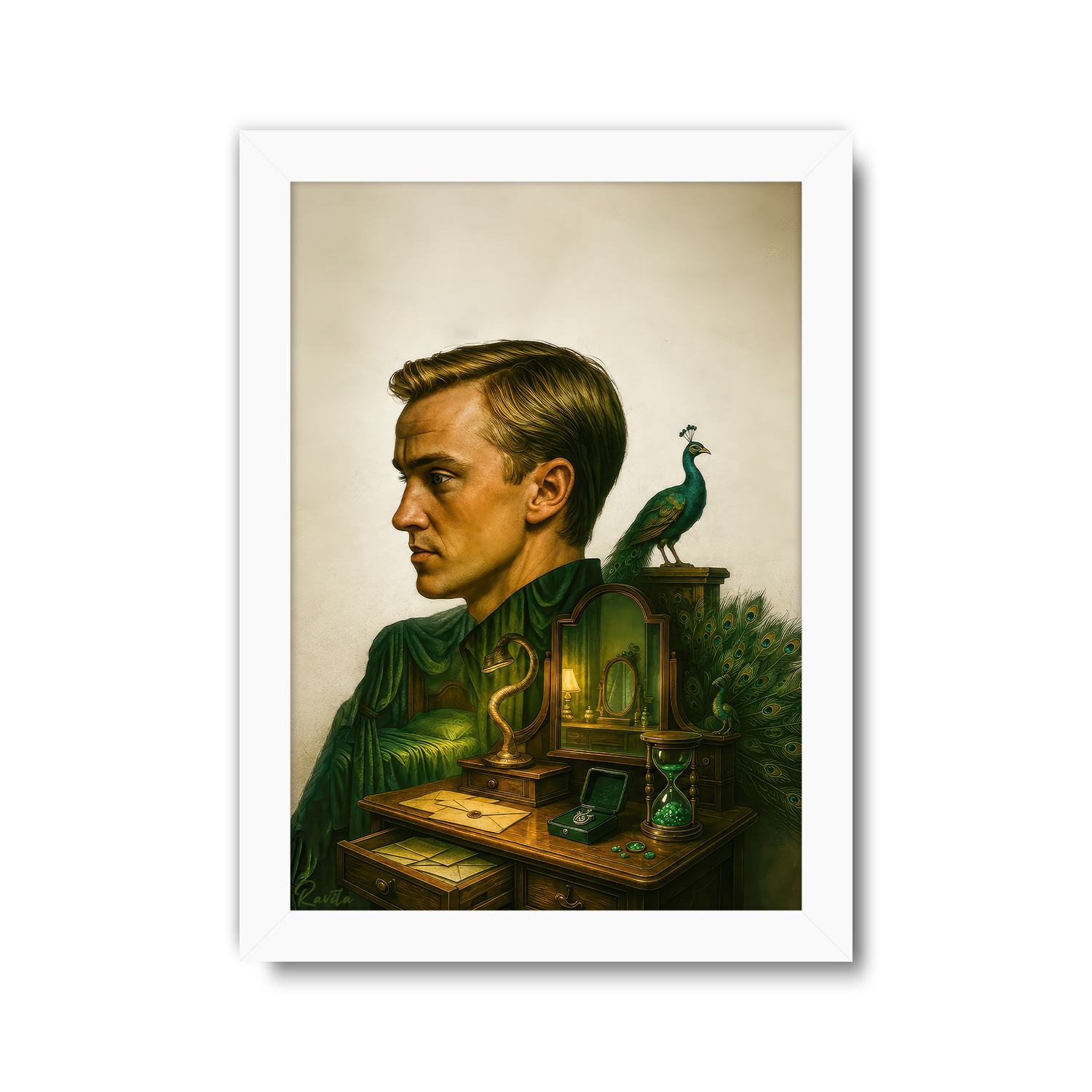 تابلو تکی راویتا طرح دراکو مالفوی - Draco Malfoy کد 3857 تابلو تکی راویتا طرح دراکو مالفوی - Draco Malfoy کد 3857
