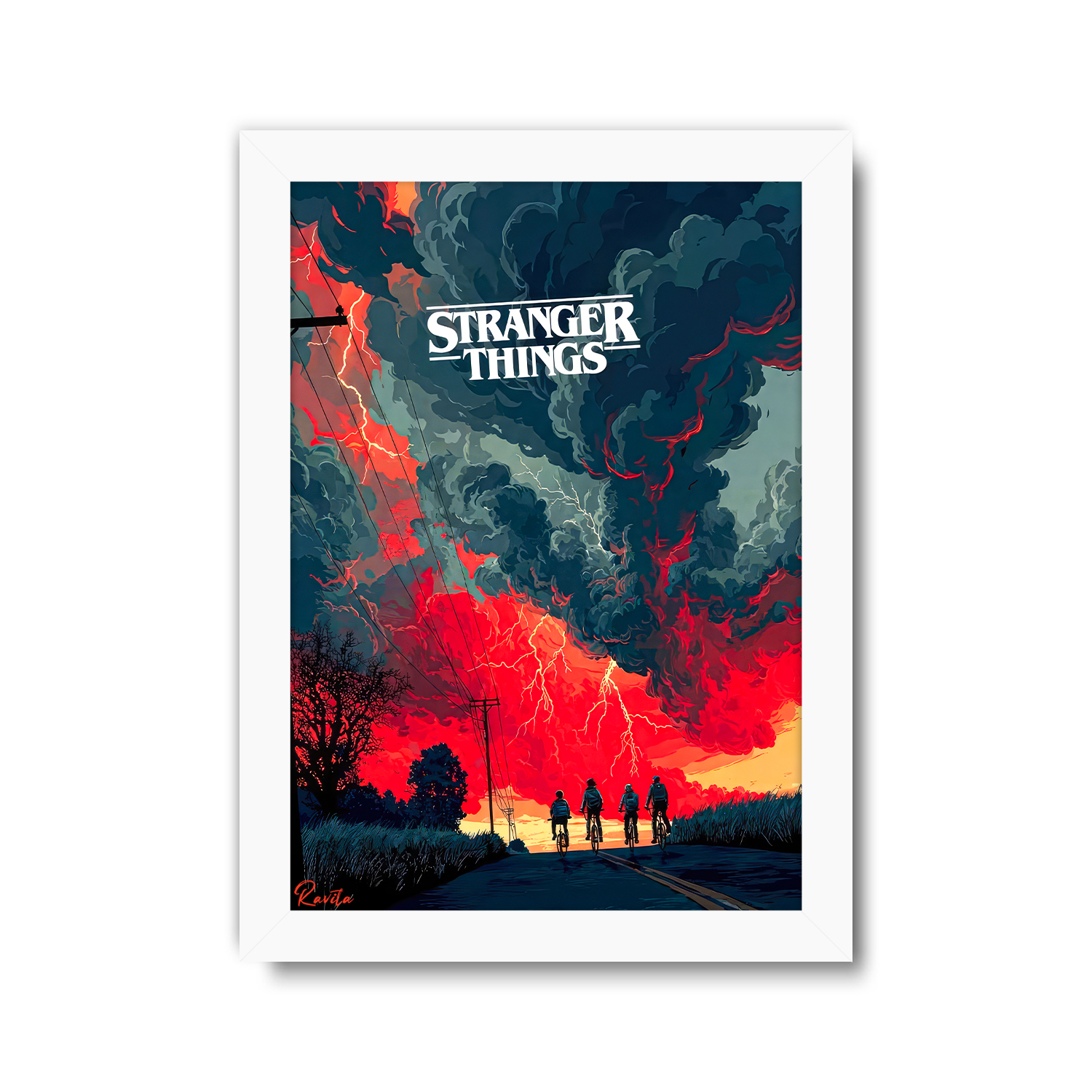 تابلو تکی راویتا طرح استرنجر تینگز- Stranger Things کد 3906 تابلو تکی راویتا طرح استرنجر تینگز- Stranger Things کد 3906