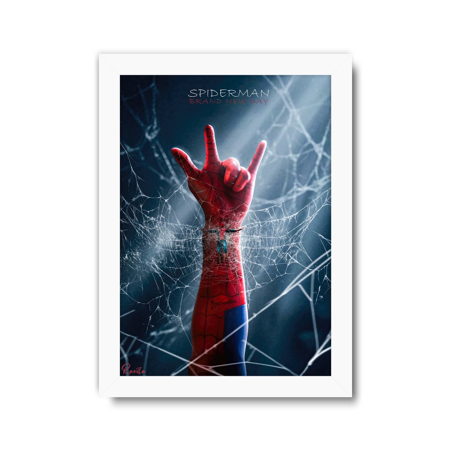 تابلو تکی راویتا طرح مرد عنکبوتی - Spider-Man کد 3909 تابلو تکی راویتا طرح مرد عنکبوتی - Spider-Man کد 3909