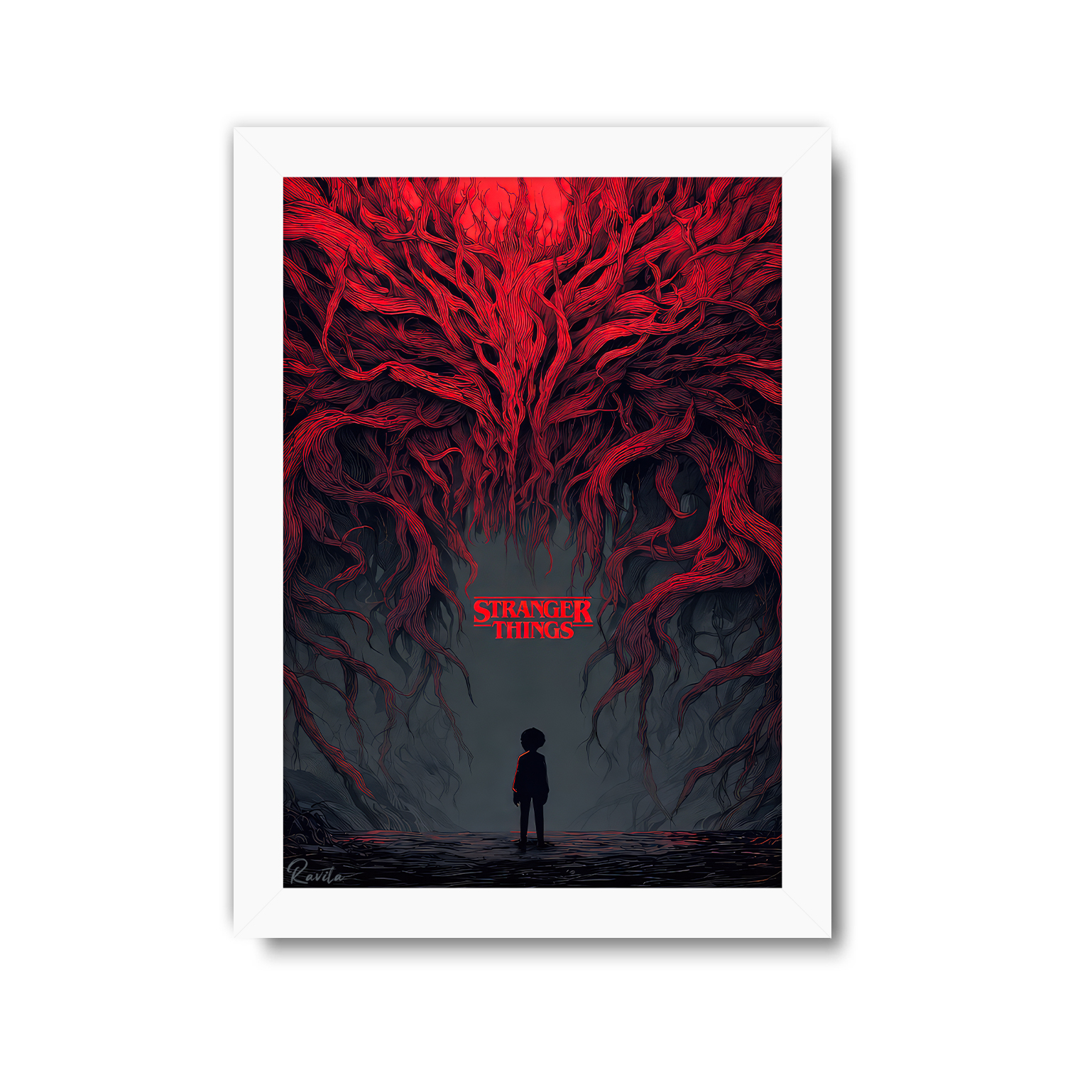 تابلو تکی راویتا طرح استرنجر تینگز دنیای وارونه - Stranger Things The Upside Down کد 3926 تابلو تکی راویتا طرح استرنجر تینگز دنیای وارونه - Stranger Things The Upside Down کد 3926