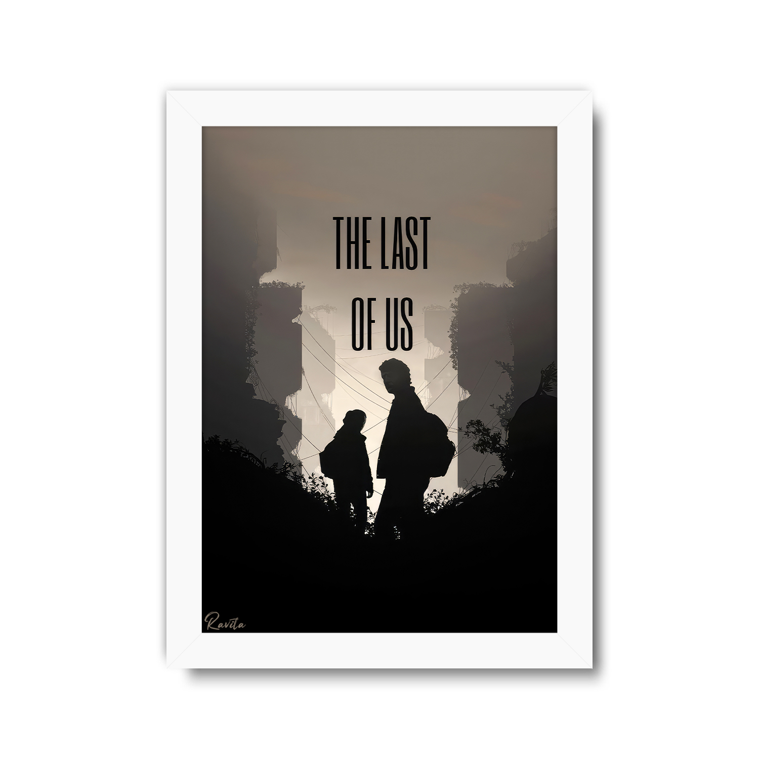 تابلو تکی راویتا طرح جوئل و الی آخرین بازمانده - Joel & Ellie The Last of Us کد 3930 تابلو تکی راویتا طرح جوئل و الی آخرین بازمانده - Joel & Ellie The Last of Us کد 3930