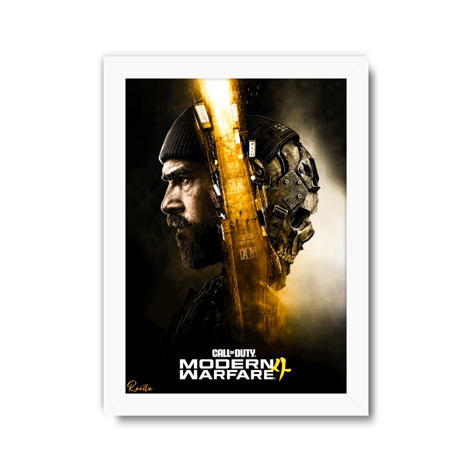تابلو تکی راویتا طرح کاپیتان پرایس و گوست کال آف دیوتی مدرن وارفر- Captain Price & Ghost Call of Duty Modern Warfare کد 3932 تابلو تکی راویتا طرح کاپیتان پرایس و گوست کال آف دیوتی مدرن وارفر- Captain Price & Ghost Call of Duty Modern Warfare کد 3932