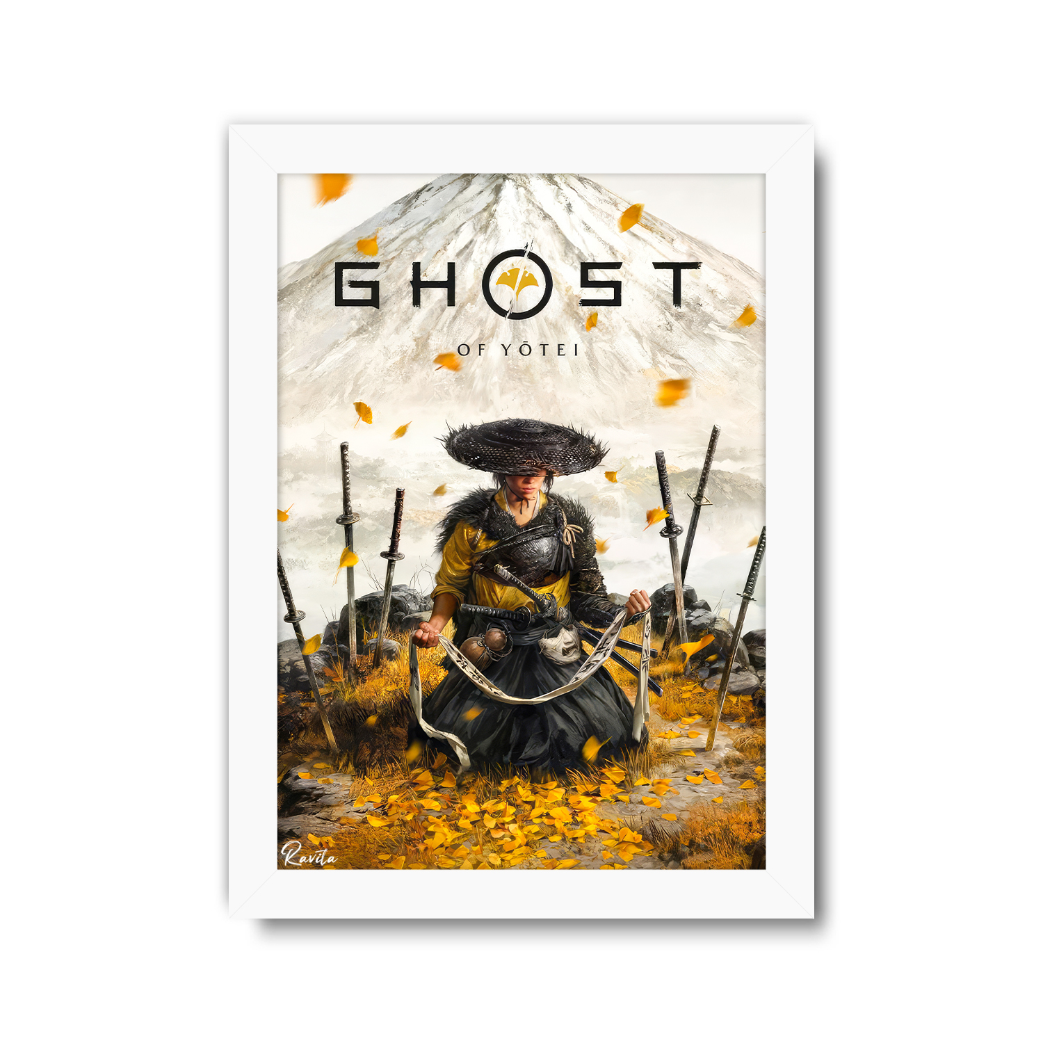 تابلو تکی راویتا طرح آتسو شبح یوتِی - Atsu Ghost of Yōtei کد 3935 تابلو تکی راویتا طرح آتسو شبح یوتِی - Atsu Ghost of Yōtei کد 3935