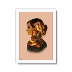 ساعت دیواری بزرگ راویتا طرح هرماینی گرنجر - Hermione Granger کد 3855