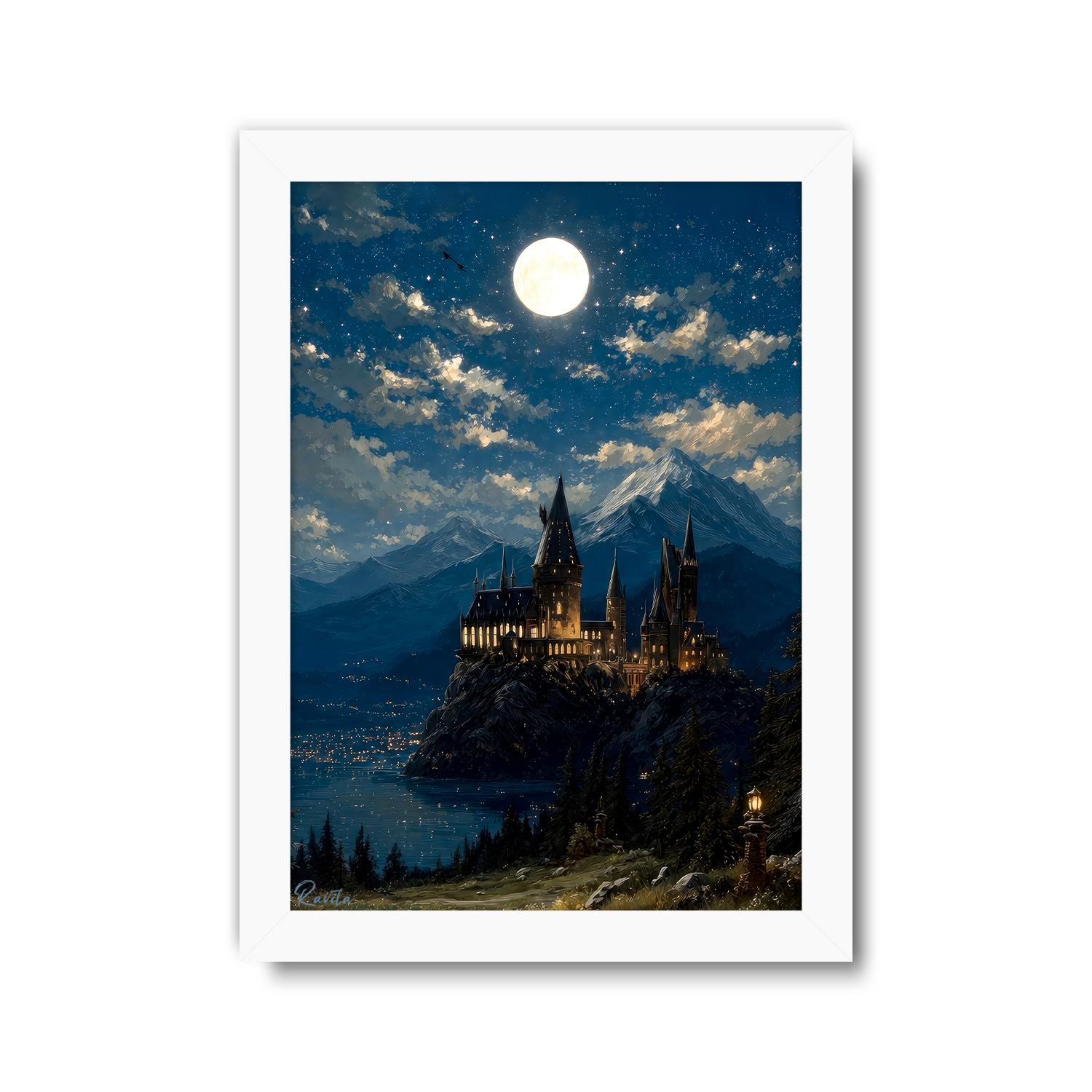 تابلو تکی راویتا طرح مدرسه هاگوارتز در هری پاتر - Hogwarts in Harry Potter کد 3847 تابلو تکی راویتا طرح مدرسه هاگوارتز در هری پاتر - Hogwarts in Harry Potter کد 3847