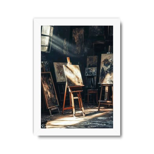 تابلو تکی راویتا طرح گالری نقاشی - Art Gallery کد 3970