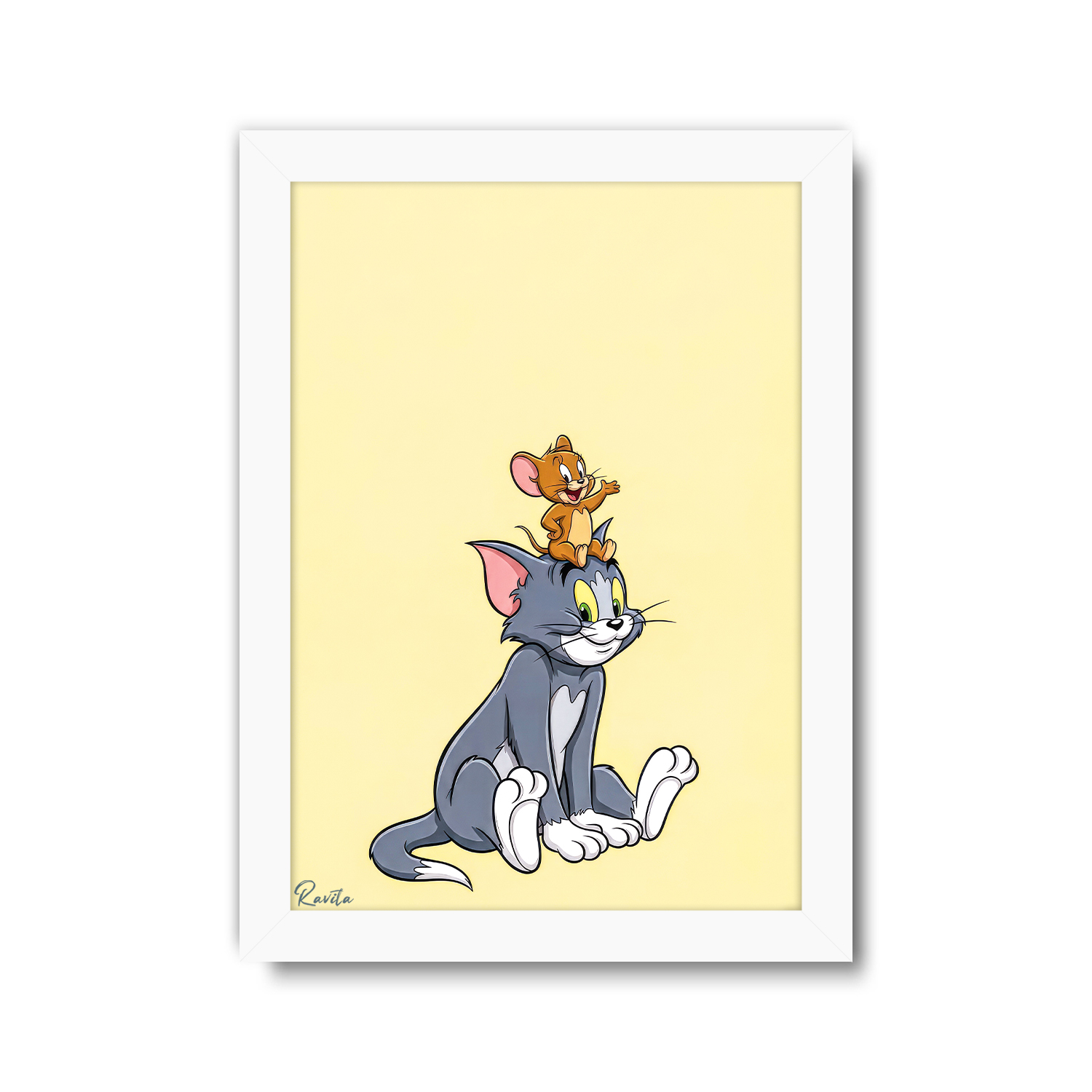 تابلو تکی راویتا طرح تام و جری - Tom & Jerry کد 3952 تابلو تکی راویتا طرح تام و جری - Tom & Jerry کد 3952