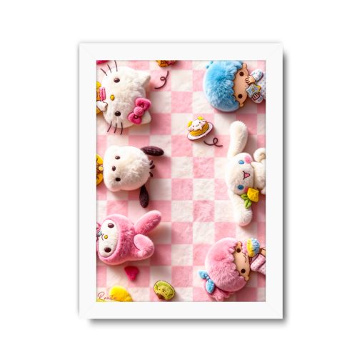 تابلو تکی راویتا طرح هلو کیتی و دوستان - Hello Kitty & Friends کد 3953