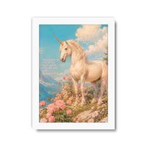 ساعت دیواری بزرگ راویتا طرح اسب تکشاخ در باغ گل ها - Unicorn in the Flower Garden کد 3964 ساعت دیواری بزرگ راویتا طرح اسب تکشاخ در باغ گل ها - Unicorn in the Flower Garden کد 3964