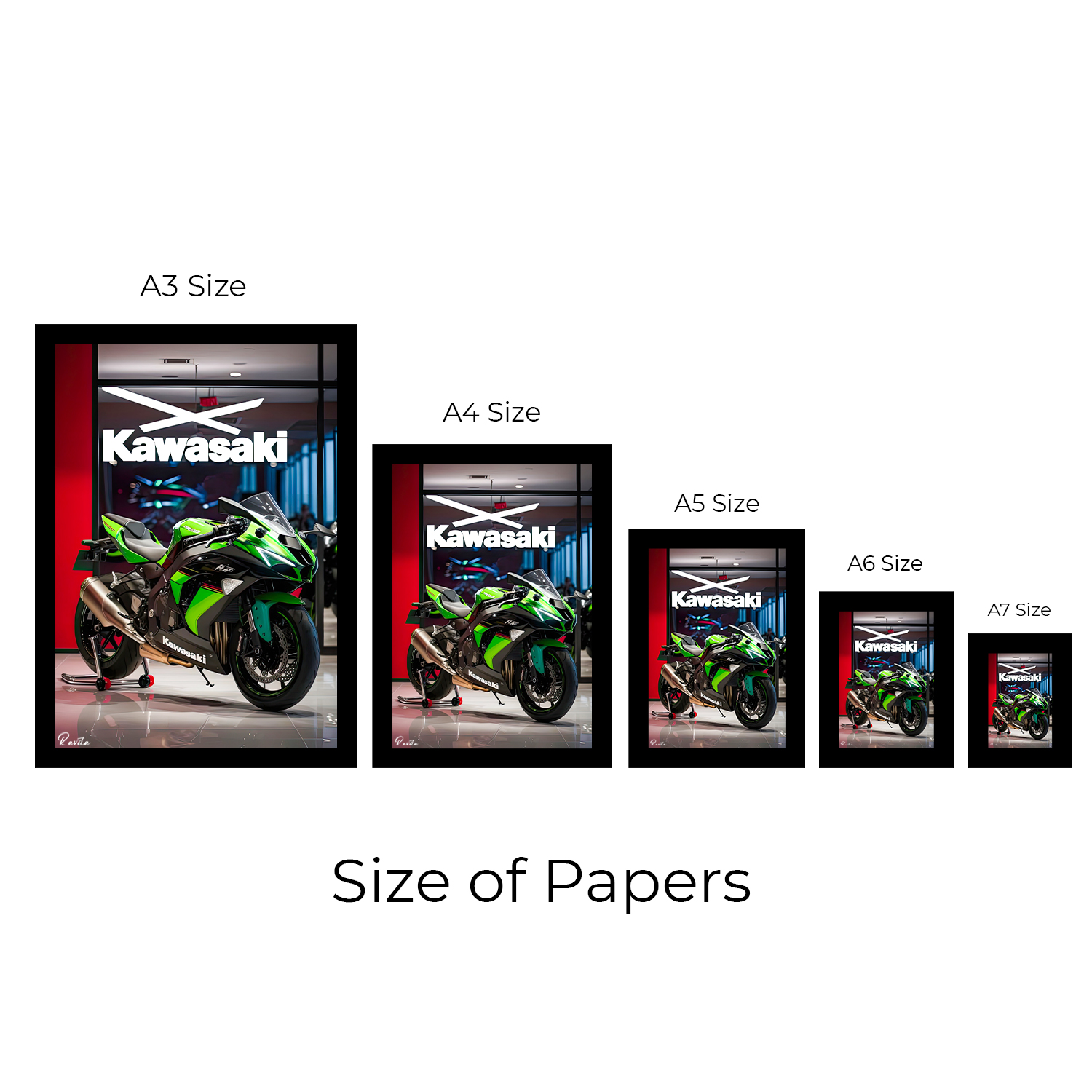 تابلو تکی راویتا طرح کاوازاکی نینجا - Kawasaki Ninja H2R کد 3875 تابلو تکی راویتا طرح کاوازاکی نینجا - Kawasaki Ninja H2R کد 3875