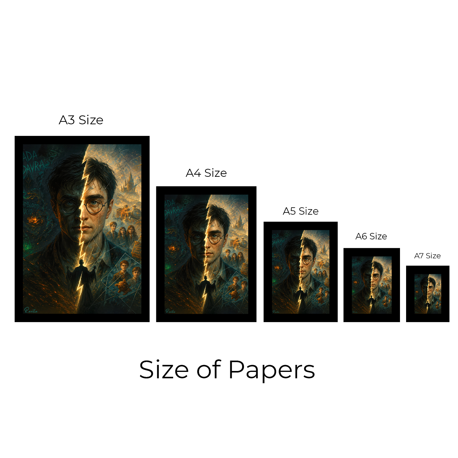 تابلو تکی راویتا طرح هری پاتر دو سوی سرنوشت - Harry Potter Two Sides of Destiny کد 3851 تابلو تکی راویتا طرح هری پاتر دو سوی سرنوشت - Harry Potter Two Sides of Destiny کد 3851