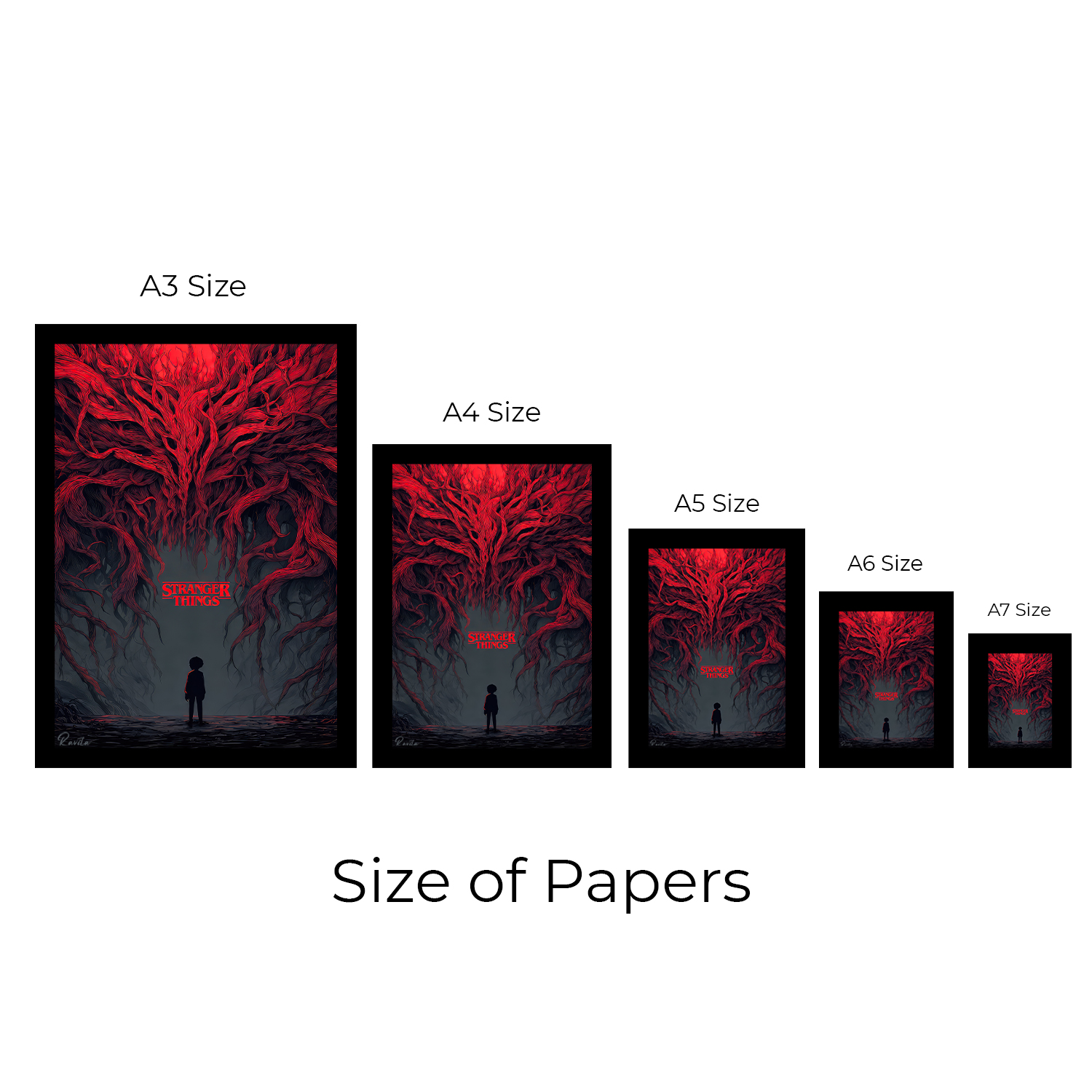 تابلو تکی راویتا طرح استرنجر تینگز دنیای وارونه - Stranger Things The Upside Down کد 3926 تابلو تکی راویتا طرح استرنجر تینگز دنیای وارونه - Stranger Things The Upside Down کد 3926