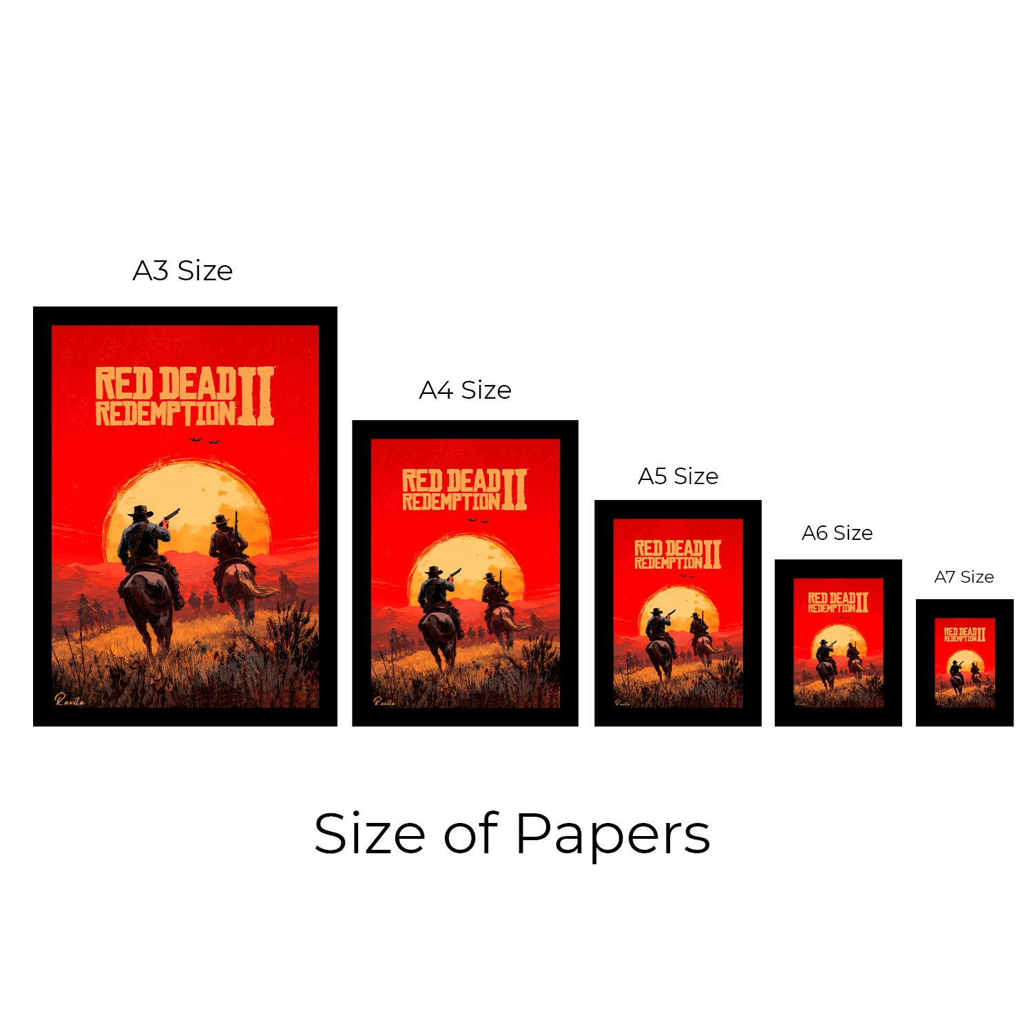تابلو تکی راویتا طرح رد دد ردمپشن ۲ - Red Dead Redemption 2 کد 3933 تابلو تکی راویتا طرح رد دد ردمپشن ۲ - Red Dead Redemption 2 کد 3933