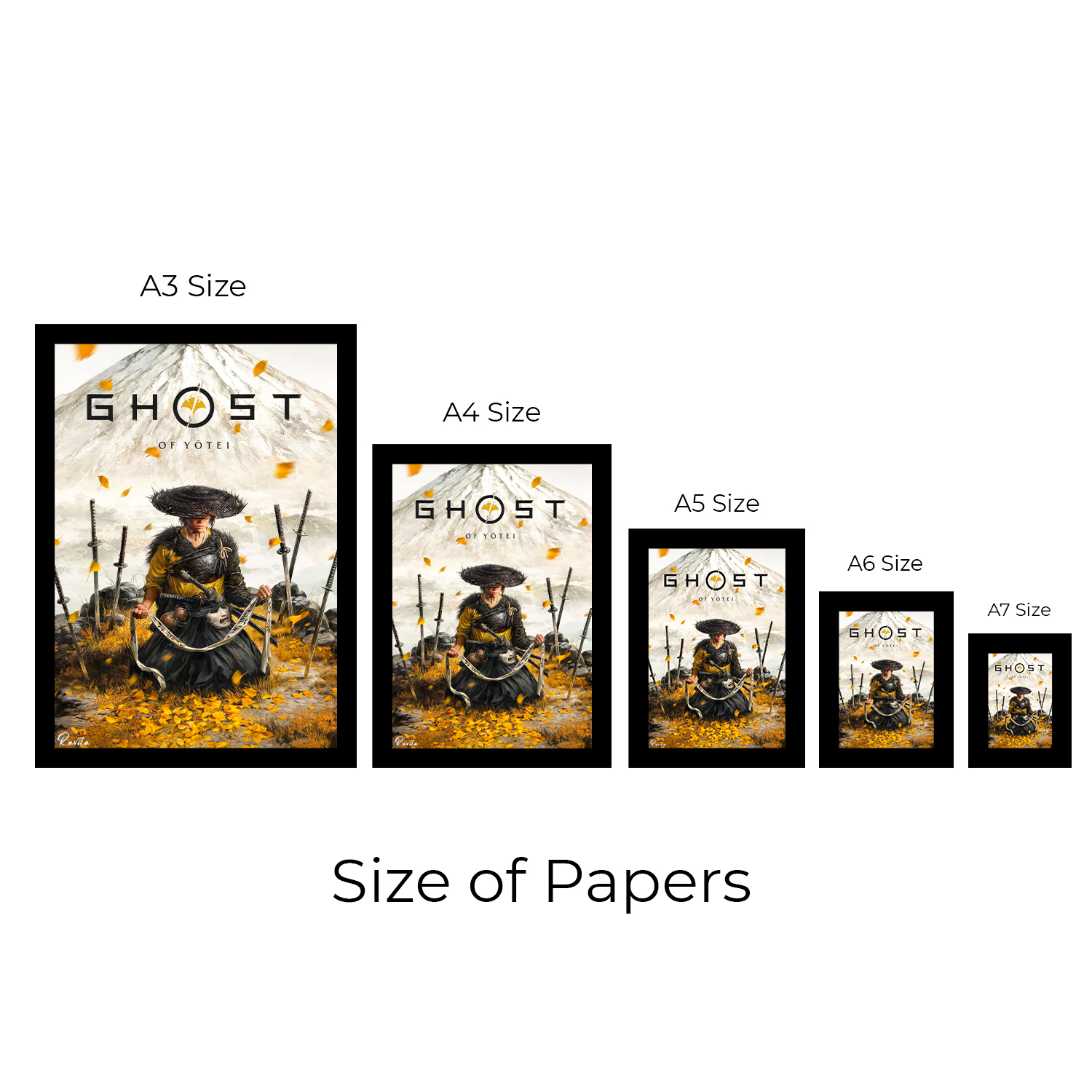 تابلو تکی راویتا طرح آتسو شبح یوتِی - Atsu Ghost of Yōtei کد 3935 تابلو تکی راویتا طرح آتسو شبح یوتِی - Atsu Ghost of Yōtei کد 3935