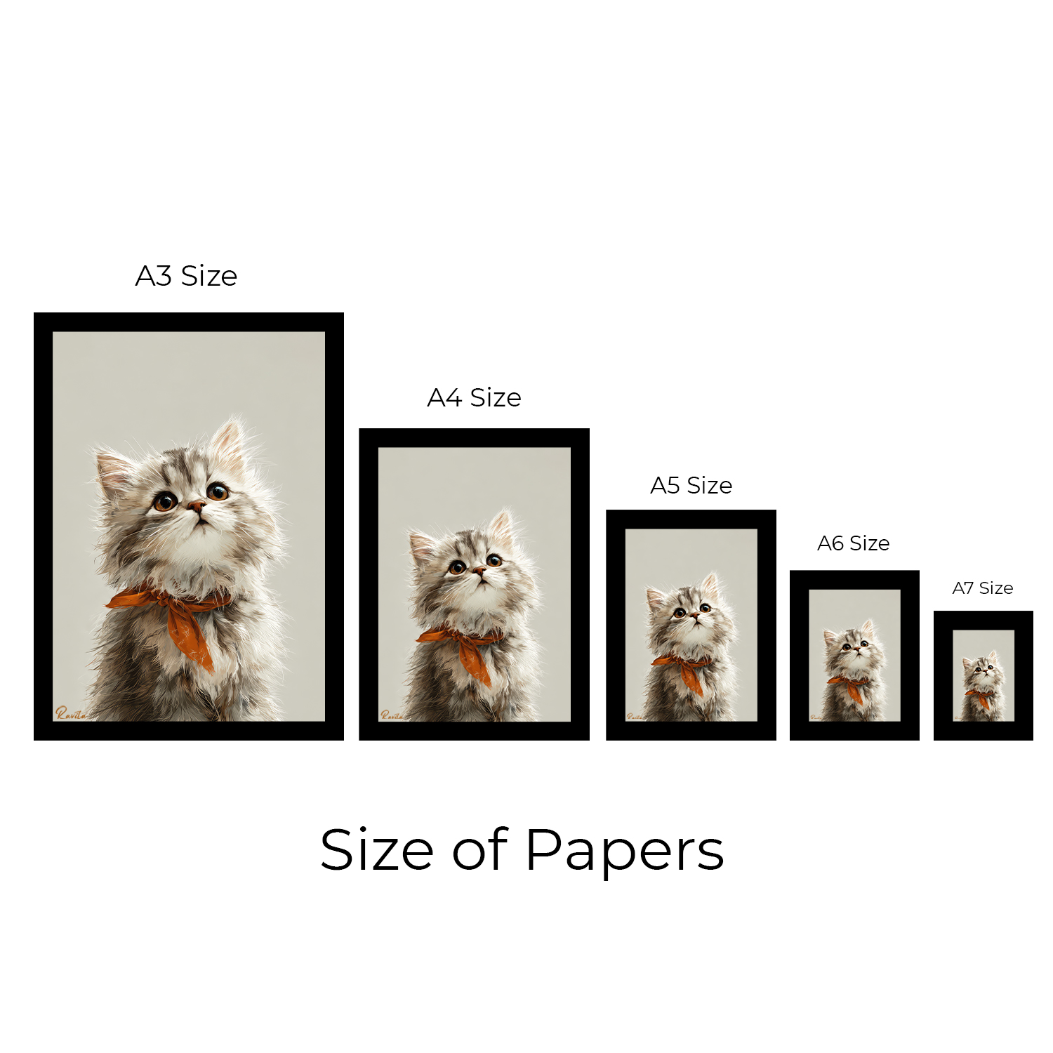 تابلو تکی راویتا طرح گربه پشمالو با پاپیون نارنجی - Fluffy Cat with Orange Bow کد 3937 تابلو تکی راویتا طرح گربه پشمالو با پاپیون نارنجی - Fluffy Cat with Orange Bow کد 3937