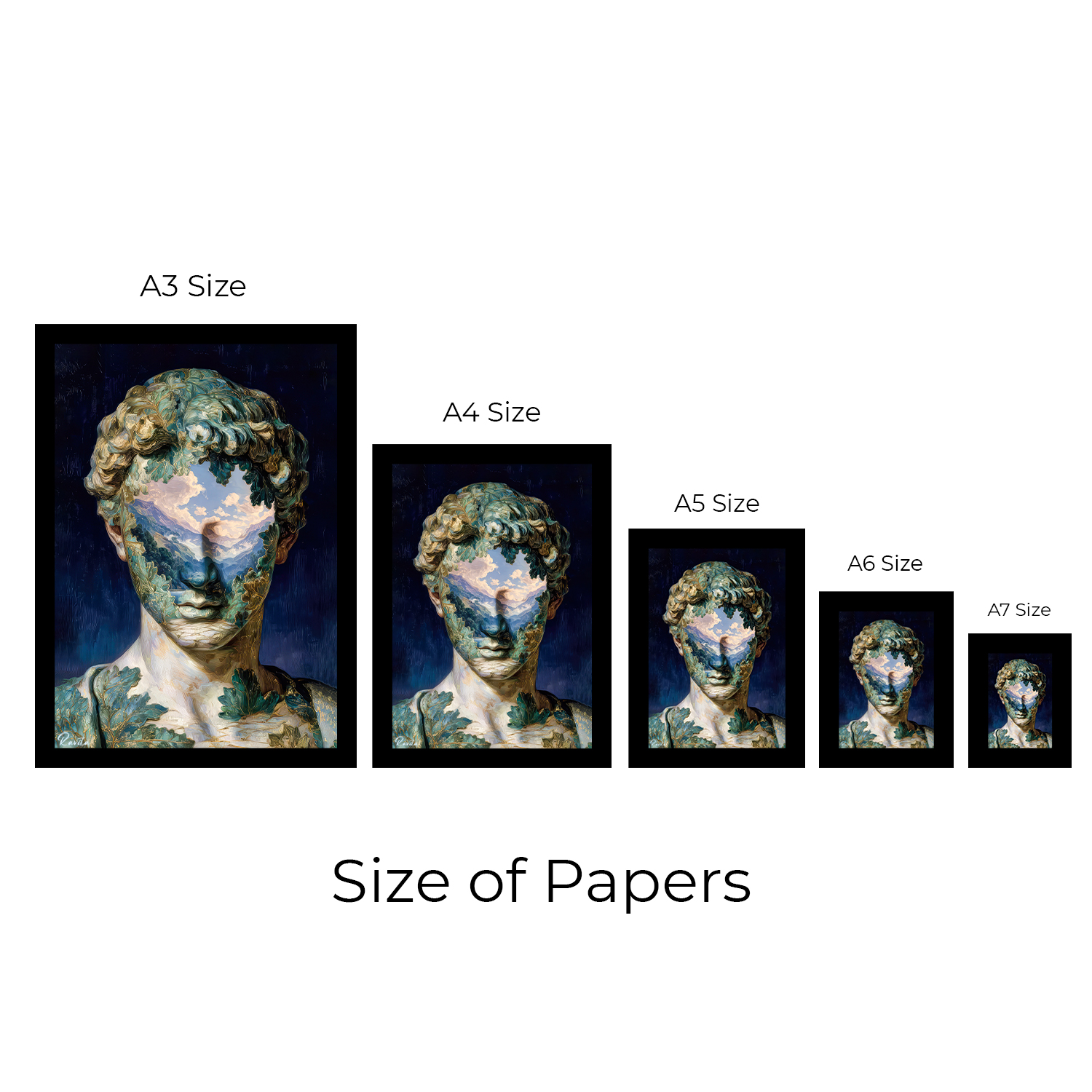 تابلو تکی راویتا طرح چهره کلاسیک با منظره کوهستان - Classical Portrait with Mountain Landscape کد 3946 تابلو تکی راویتا طرح چهره کلاسیک با منظره کوهستان - Classical Portrait with Mountain Landscape کد 3946