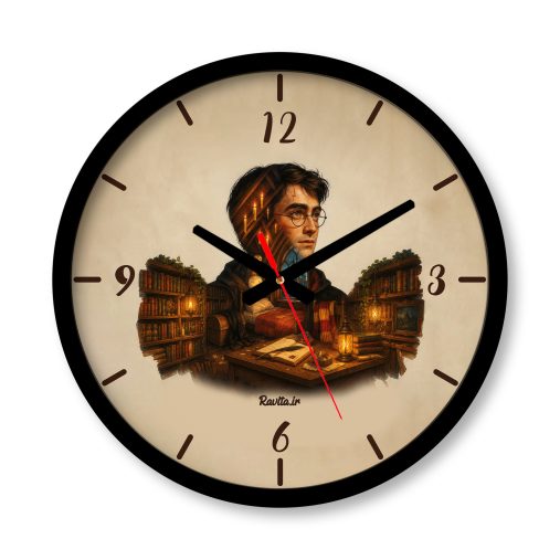 ساعت دیواری بزرگ راویتا طرح هری پاتر و رازهای شبانه - Harry Potter and the Secrets of the Night کد 3850
