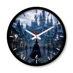 ساعت دیواری بزرگ راویتا طرح هری پاتر و شب برفی - Harry Potter and the Snowy Night کد 3863