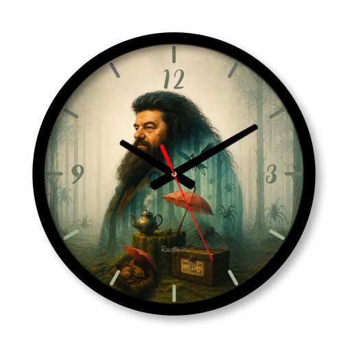 ساعت دیواری بزرگ راویتا طرح هاگرید و جنگل ممنوعه - Hagrid and the Forbidden Forest کد 3853
