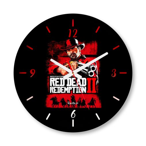 ساعت دیواری بزرگ راویتا طرح آرتور مورگان رد دد ردمپشن ۲ - Red Dead Redemption 2 کد 3919