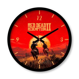 ساعت رومیزی دیواری راویتا طرح رد دد ردمپشن ۲ - Red Dead Redemption 2 کد 3933