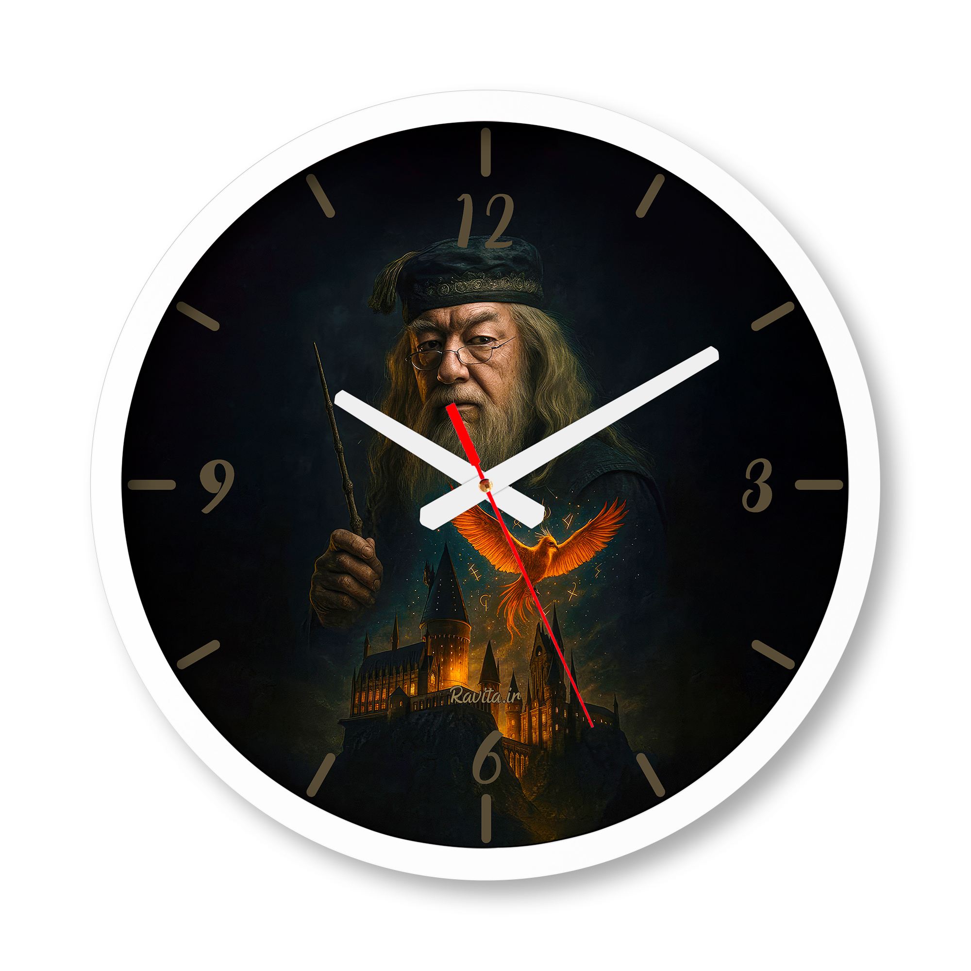 ساعت دیواری بزرگ راویتا طرح آلبوس دامبلدور و ققنوس - Dumbledore and the Phoenix کد 3861 ساعت دیواری بزرگ راویتا طرح آلبوس دامبلدور و ققنوس - Dumbledore and the Phoenix کد 3861