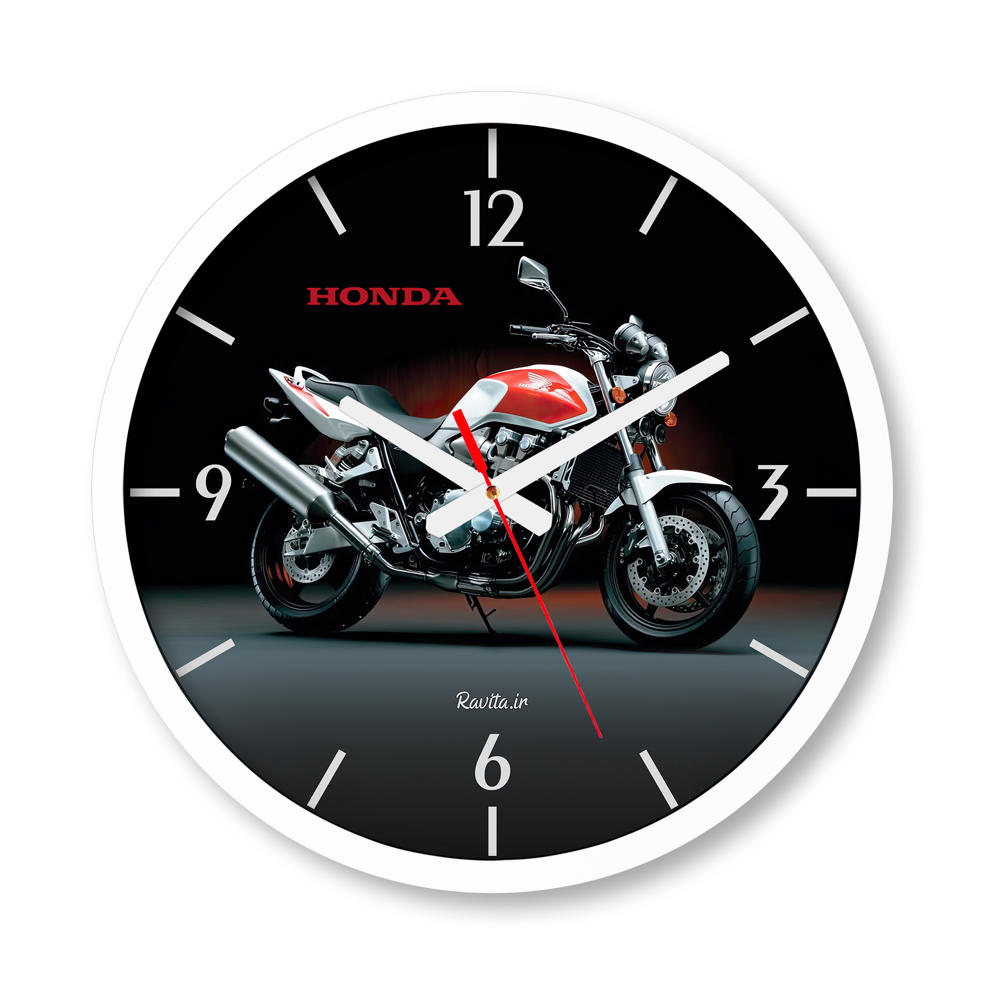ساعت دیواری بزرگ راویتا طرح هوندا CB1300 سوپر فور - Honda CB1300 Super Four کد 3881 ساعت دیواری بزرگ راویتا طرح هوندا CB1300 سوپر فور - Honda CB1300 Super Four کد 3881
