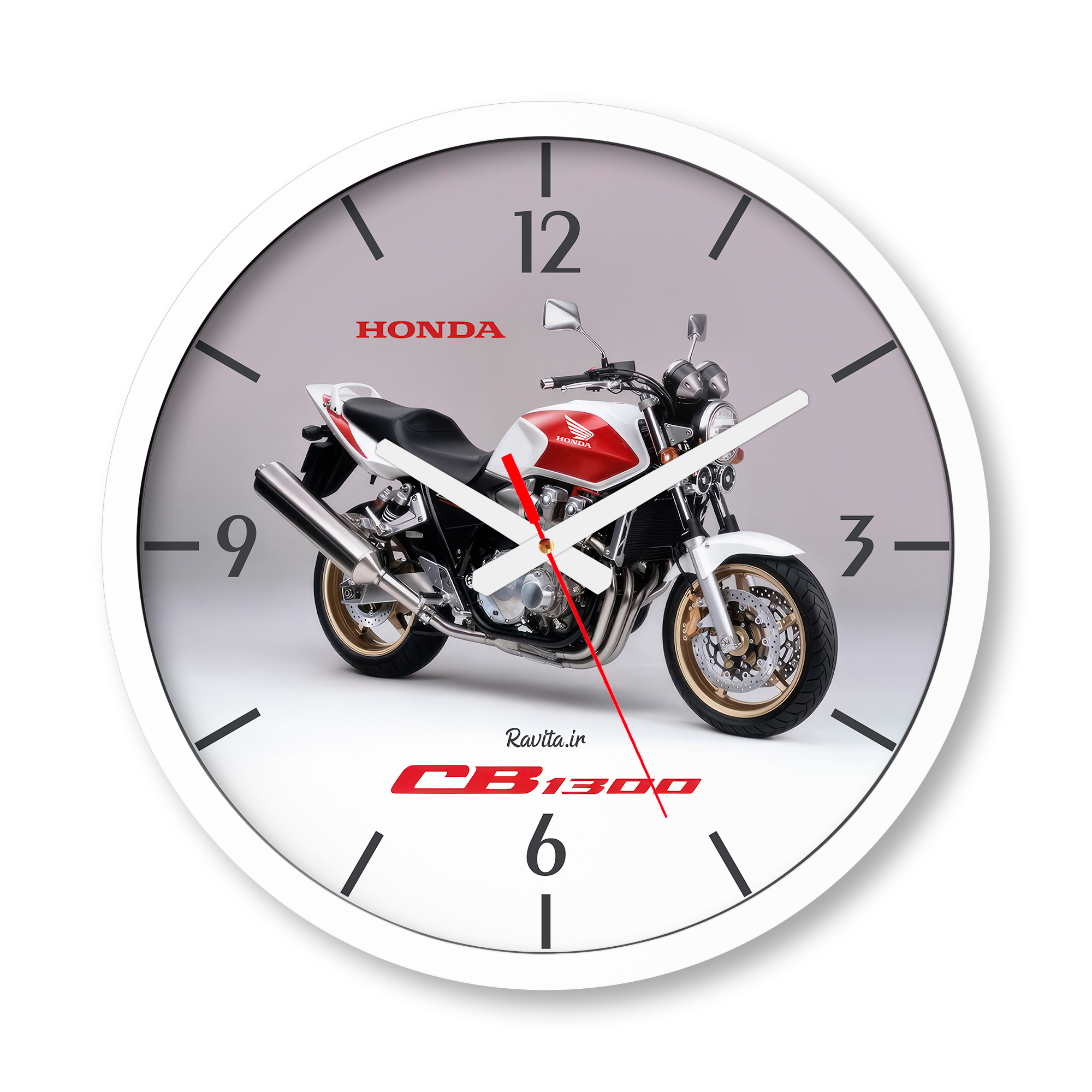 ساعت دیواری بزرگ راویتا طرح هوندا CB1300 سوپر فور - Honda CB1300 Super Four کد 3892 ساعت دیواری بزرگ راویتا طرح هوندا CB1300 سوپر فور - Honda CB1300 Super Four کد 3892