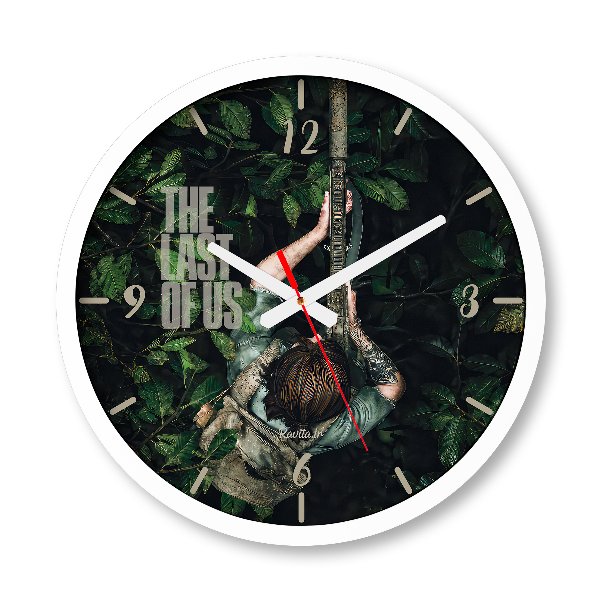 ساعت دیواری بزرگ راویتا طرح الی آخرین بازمانده - Ellie The Last of Us کد 3905 ساعت دیواری بزرگ راویتا طرح الی آخرین بازمانده - Ellie The Last of Us کد 3905